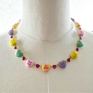 BETSEY JOHNSON Candy Heart Necklace 💖✨